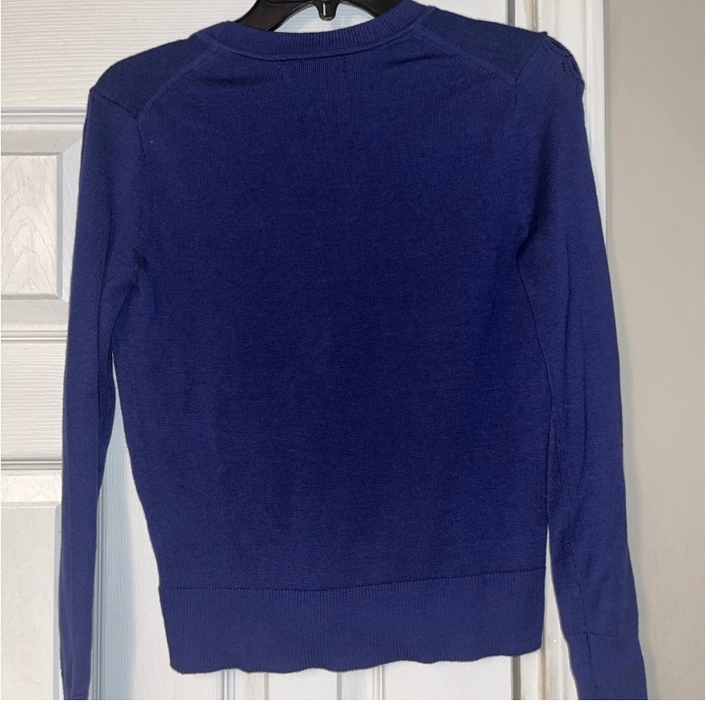 Banana Republic Blue Cardigan, Size XS Petite - Picture 5 of 7